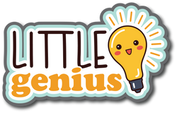 Little Genius - Scrapbook Page Title Sticker