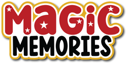 Magic Memories - Scrapbook Page Title Die Cut