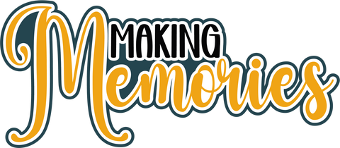 Making Memories - Scrapbook Page Title Die Cut