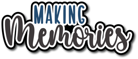 Making Memories - Scrapbook Page Title Die Cut