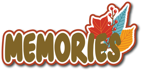 Memories - Scrapbook Page Title Sticker