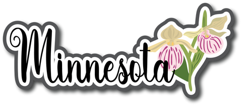 Minnesota - Scrapbook Page Title Die Cut