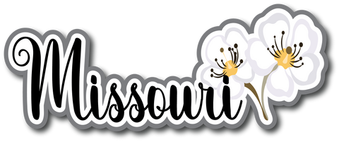 Missouri - Scrapbook Page Title Die Cut