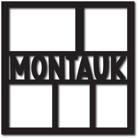 Montauk - 5 Frames - Scrapbook Overlay - Digital Cut File - SVG - INSTANT DOWNLOAD