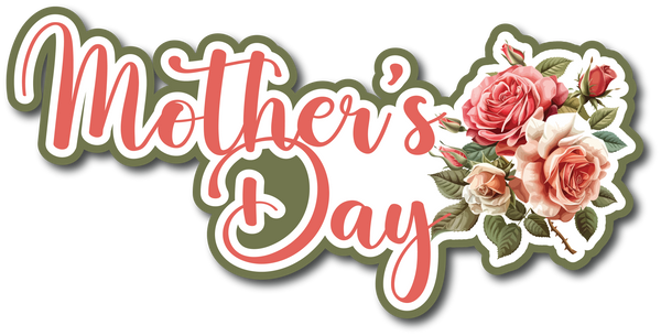 Mother's Day - Scrapbook Page Title Sticker