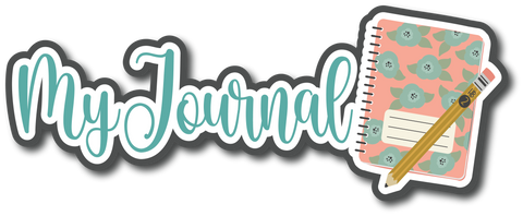 My Journal - Scrapbook Page Title Sticker