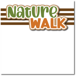 Nature Walk - Printed Premade Scrapbook Page 12x12 Layout