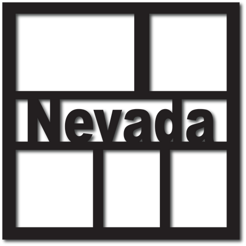 Nevada - 5 Frames - Digital Cut File - SVG - INSTANT DOWNLOAD