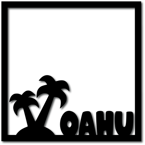 Oahu - Digital Cut File - SVG - INSTANT DOWNLOAD