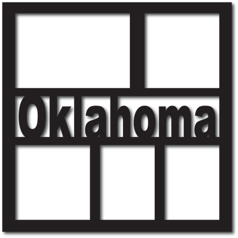Oklahoma - 5 Frames - Digital Cut File - SVG - INSTANT DOWNLOAD