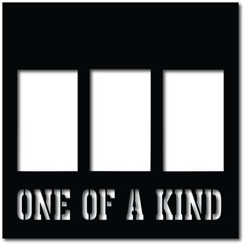 One of a Kind - 3 Frames - Digital Cut File - SVG - INSTANT DOWNLOAD