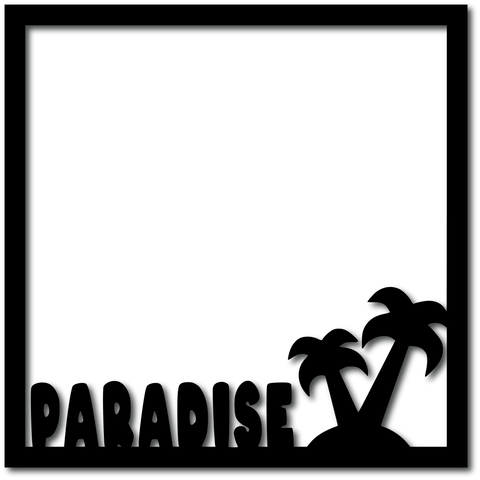 Paradise - Digital Cut File - SVG - INSTANT DOWNLOAD