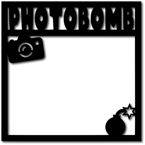 Photobomb - Digital Cut File - SVG - INSTANT DOWNLOAD