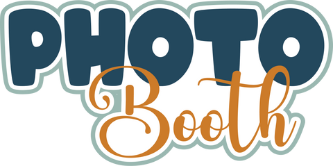 Photo Booth - Scrapbook Page Title Die Cut