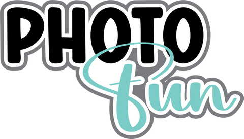 Photo Fun - Scrapbook Page Title Die Cut