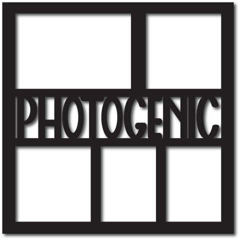 Photogenic - 5 Frames - Digital Cut File - SVG - INSTANT DOWNLOAD