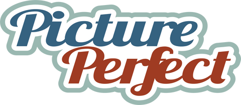 Picture Perfect - Scrapbook Page Title Die Cut