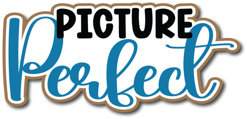 Picture Perfect - Scrapbook Page Title Sticker