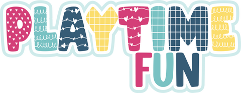 Playtime Fun - Scrapbook Page Title Sticker