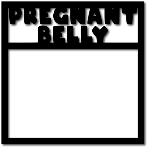 Pregnant Belly - Digital Cut File - SVG - INSTANT DOWNLOAD