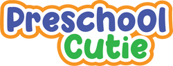 Preschool Cutie - Scrapbook Page Title Die Cut