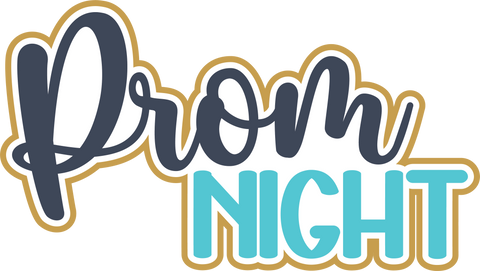 Prom Night - Scrapbook Page Title Sticker