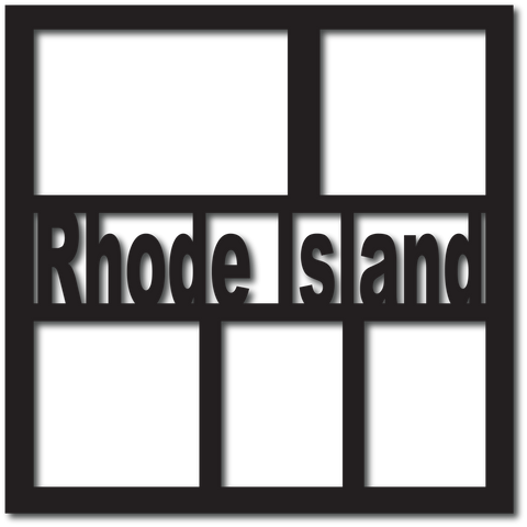 Rhode Island - 5 Frames - Digital Cut File - SVG - INSTANT DOWNLOAD