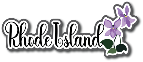 Rhode Island - Scrapbook Page Title Sticker