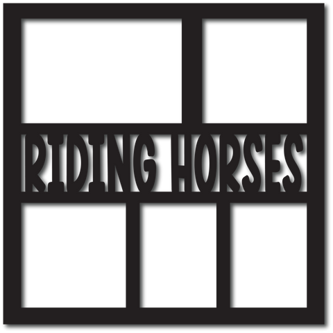 Riding Horses - 5 Frames - Digital Cut File - SVG - INSTANT DOWNLOAD