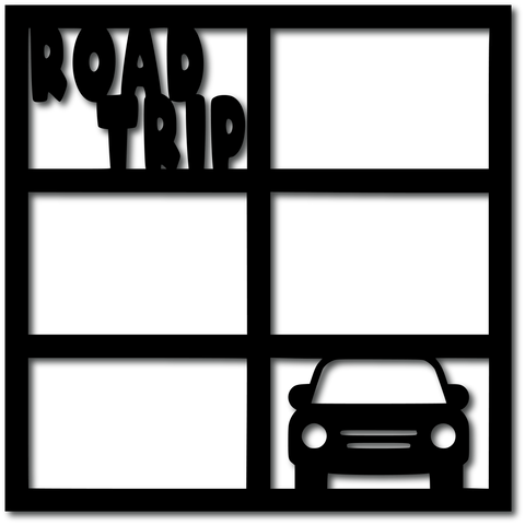 Road Trip - 6 Frames - Digital Cut File - SVG - INSTANT DOWNLOAD