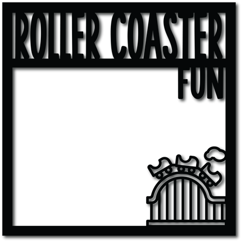 Roller Coaster Fun - Digital Cut File - SVG - INSTANT DOWNLOAD