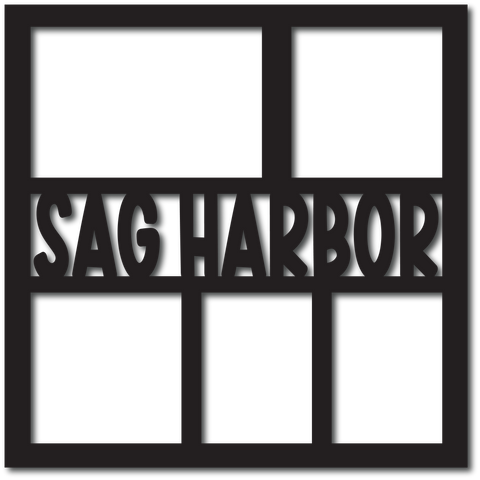 Sag Harbor - 5 Frames - Digital Cut File - SVG - INSTANT DOWNLOAD