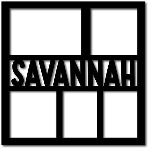Savannah - 5 Frames - Digital Cut File - SVG - INSTANT DOWNLOAD