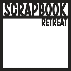 Scrapbook Retreat - Scrapbook Page Overlay Die Cut