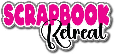 Scrapbook Retreat - Scrapbook Page Title Die Cut