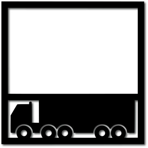 Semi Truck - Digital Cut File - SVG - INSTANT DOWNLOAD