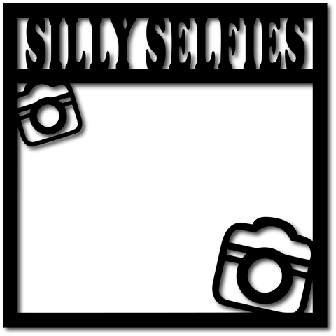 Silly Selfies - Digital Cut File - SVG - INSTANT DOWNLOAD