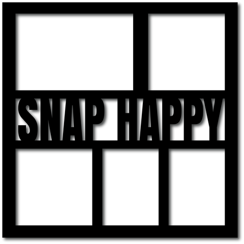 Snap Happy - 5 Frames - Digital Cut File - SVG - INSTANT DOWNLOAD