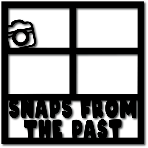 Snaps from the Past - 4 Frames - Digital Cut File - SVG - INSTANT DOWNLOAD