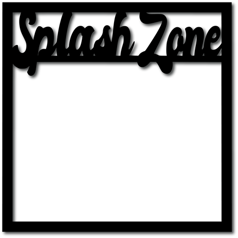 Splash Zone - Digital Cut File - SVG - INSTANT DOWNLOAD