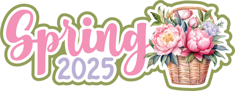 Spring 2025 - Scrapbook Page Title Die Cut