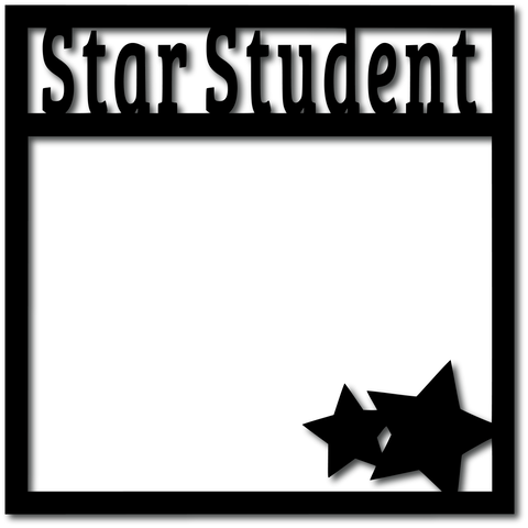 Star Student - Digital Cut File - SVG - INSTANT DOWNLOAD