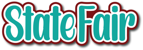 State Fair - Scrapbook Page Title Die Cut