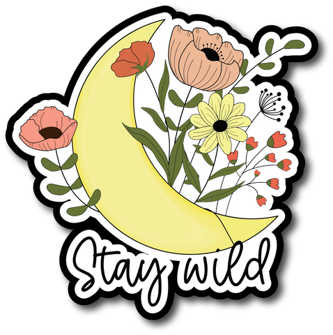 Stay Wild - Scrapbook Page Title Die Cut