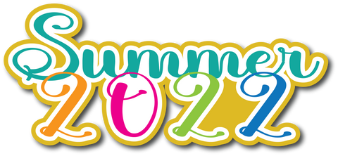 Summer 2022 - Scrapbook Page Title Die Cut