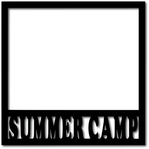 Summer Camp - Digital Cut File - SVG - INSTANT DOWNLOAD