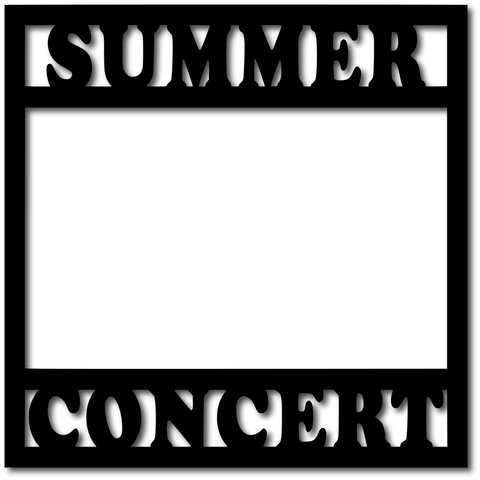 Summer Concert - Digital Cut File - SVG - INSTANT DOWNLOAD