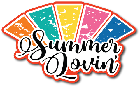 Summer Lovin' - Scrapbook Page Title Die Cut