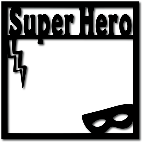 Super Hero - Digital Cut File - SVG - INSTANT DOWNLOAD