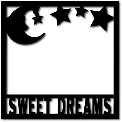 Sweet Dreams - Digital Cut File - SVG - INSTANT DOWNLOAD
